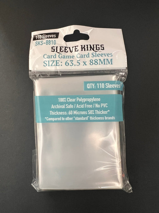 Sleeve Kings - Standard Card Game Sleeves (63.5 x 88 mm, 110 sleeves)