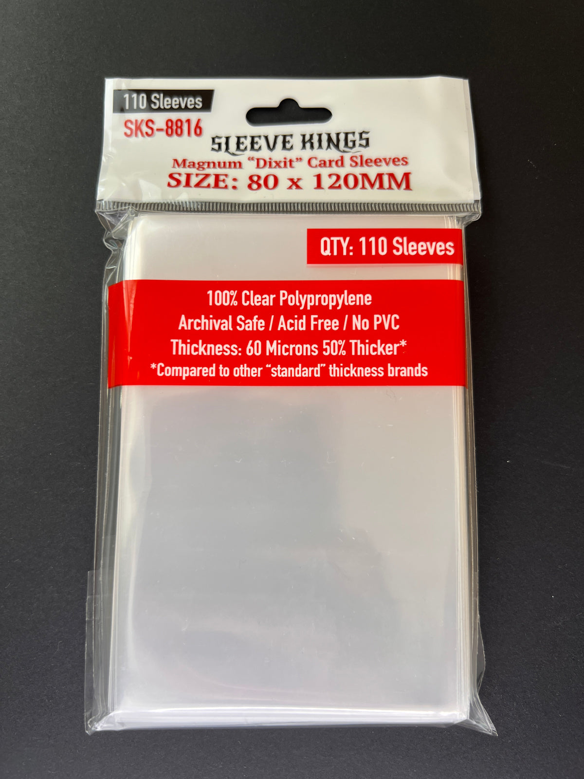 Sleeve Kings - Dixit Magnum Game Card Sleeves (80 x 120 mm, 110 sleeves)