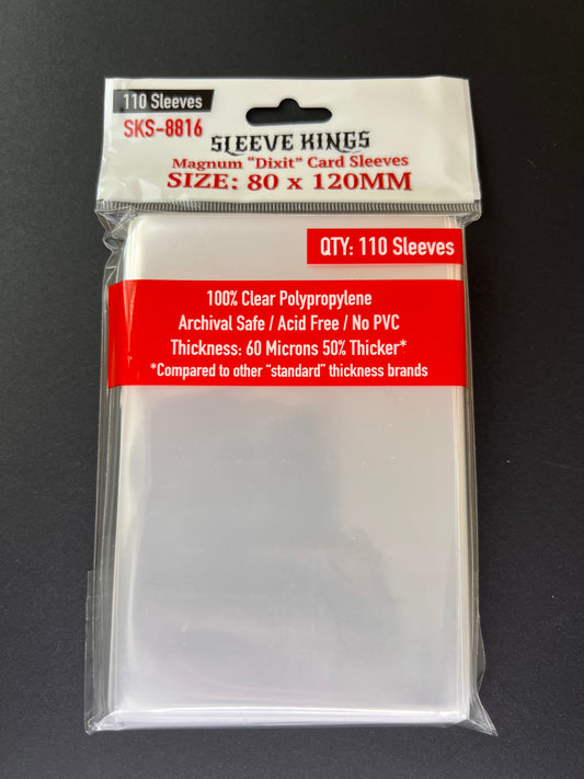 Sleeve Kings - Dixit Magnum Game Card Sleeves (80 x 120 mm, 110 sleeves)