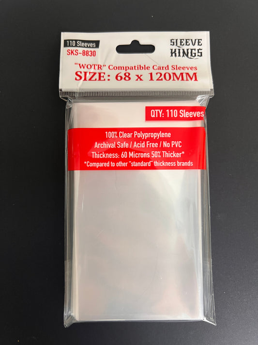 Sleeve Kings - WOTR Compatible Sleeves (68 x 120 mm, 110 sleeves)