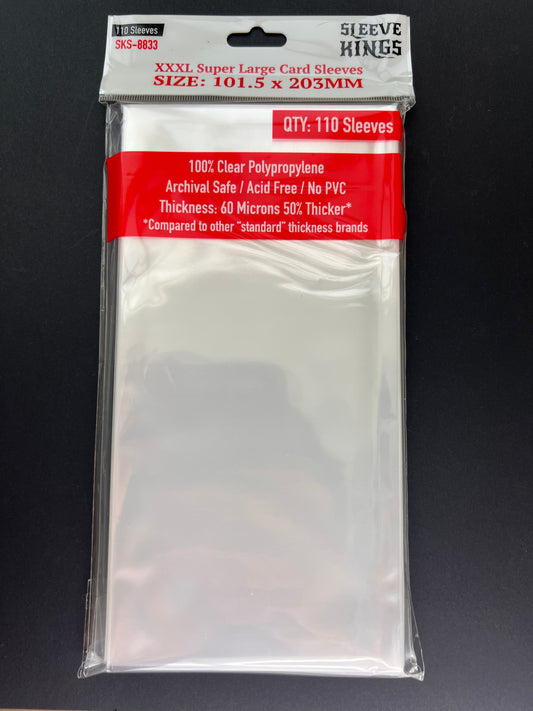 Sleeve Kings - XXXL Super Large Game Card Sleeves (101.5 x 203 mm, 110 sleeves)