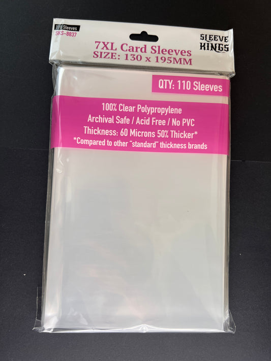 Sleeve Kings - 7XL Game Card Sleeves (130 x 195 mm, 110 sleeves)