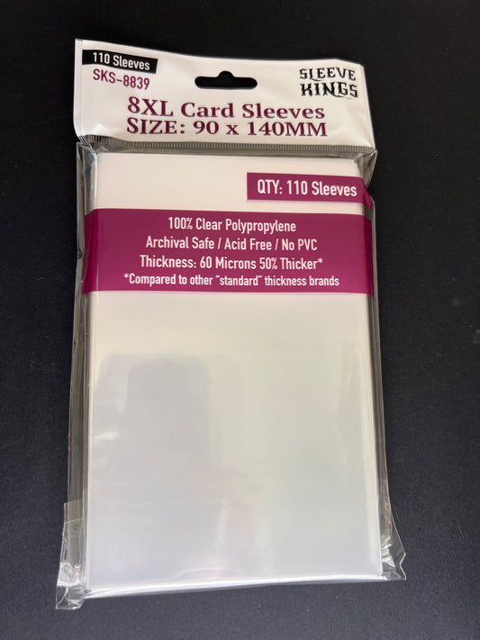 Sleeve Kings - 8XL Game Card Sleeves (90 x 140 mm, 110 sleeves)