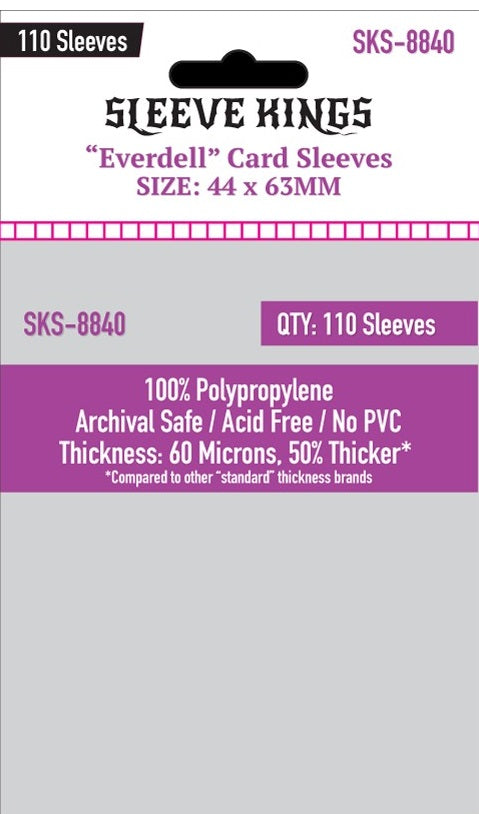 Sleeve Kings - Everdell Compatible Mini Sleeves (44 x 63 mm, 110 sleeves)