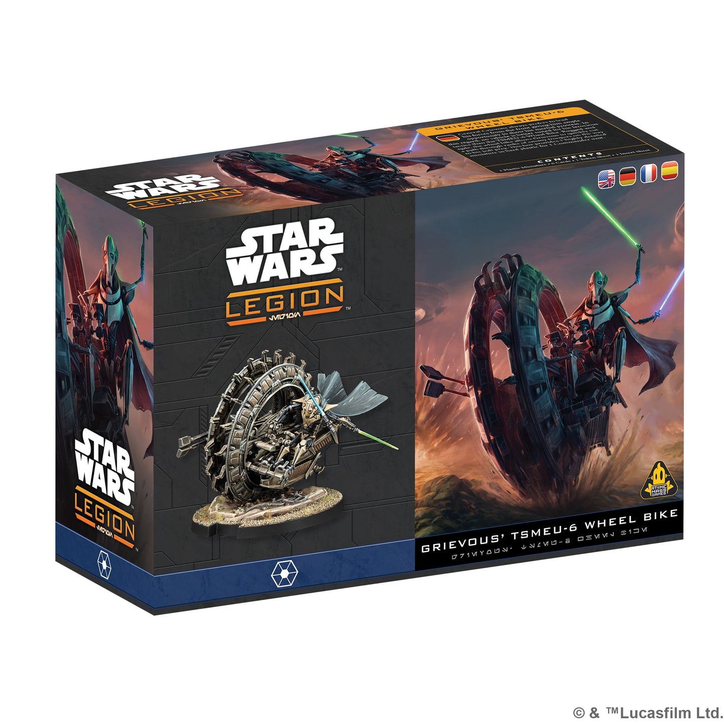 Star Wars: Legion - Seperatist Alliance: Grievous' TSMEU-6 Wheel Bike