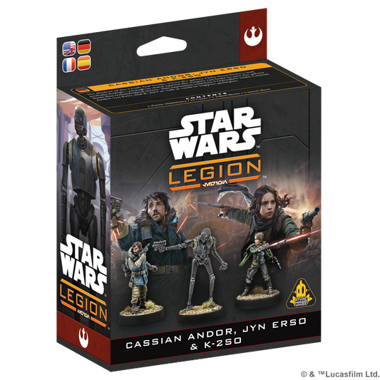 Star Wars: Legion - Rebel Alliance: Cassian Andor, Jyn Erso & K-2SO