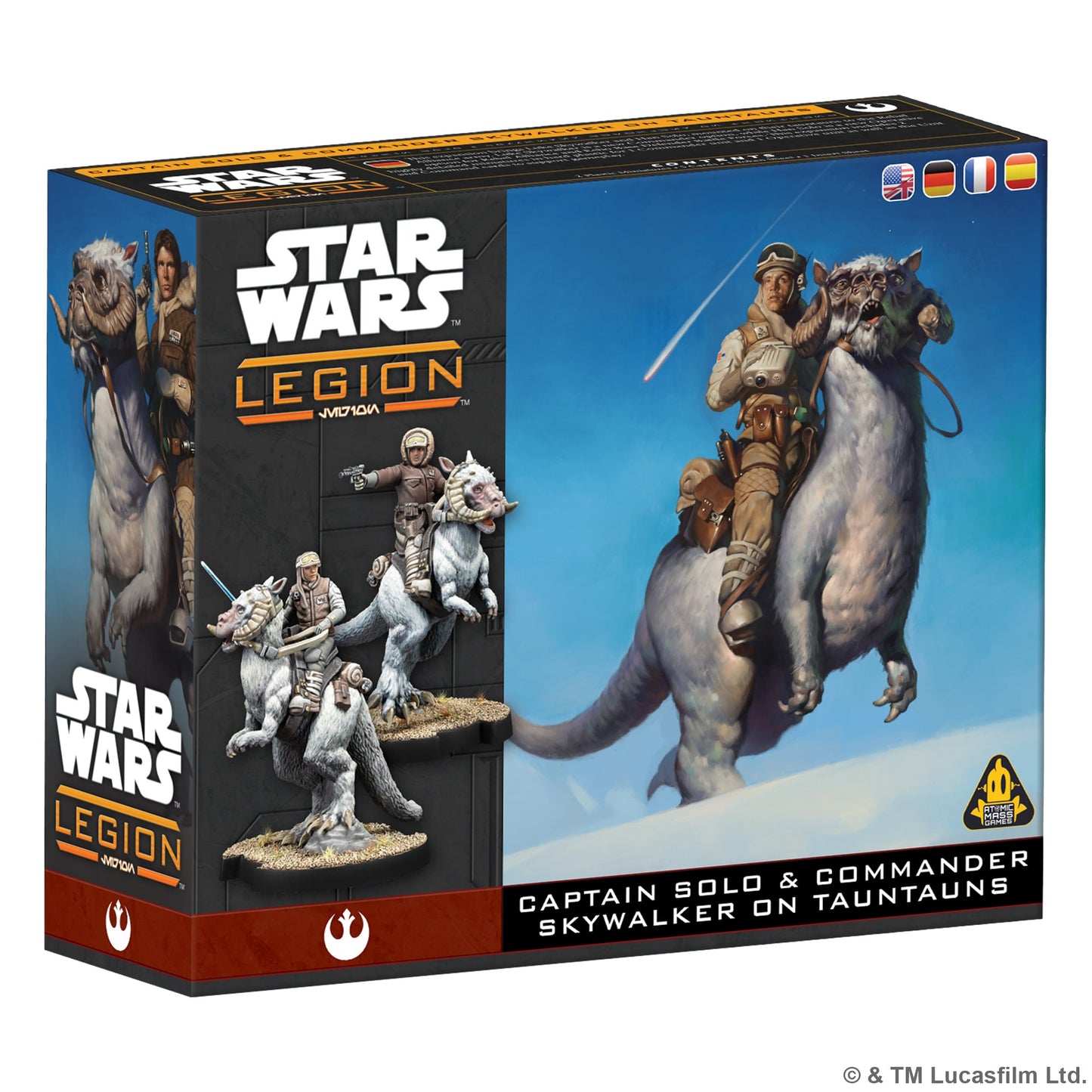 Star Wars: Legion - Rebel Alliance: Captain Solo & Commander Skywalker on Tauntauns