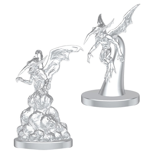 Nolzur's Marvelous Unpainted Miniatures - Ice Mephit & Dust Mephit (90810)