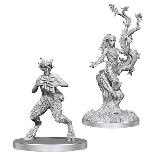 Nolzur's Marvelous Unpainted Miniatures - Satyr & Dryad (90859)