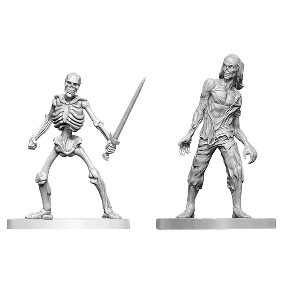 Nolzur's Marvelous Unpainted Miniatures - Zombie & Skeleton