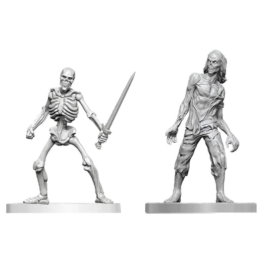 Nolzur's Marvelous Unpainted Miniatures - Zombie & Skeleton