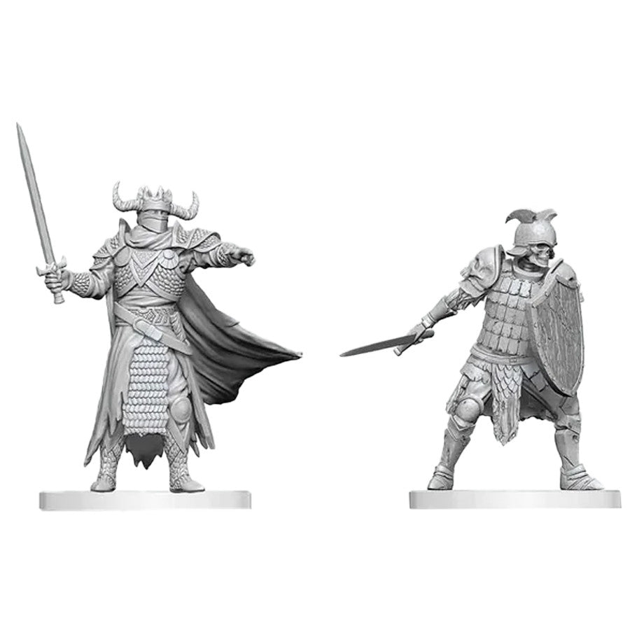 Nolzur's Marvelous Unpainted Miniatures - Death Knight & Death Knight Aspirant