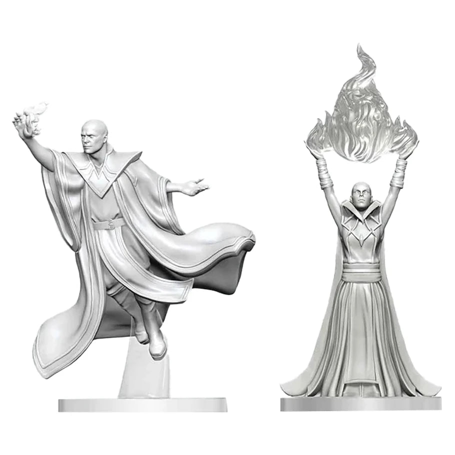 Nolzur's Marvelous Unpainted Miniatures - Red Wizard Mage & Archmage