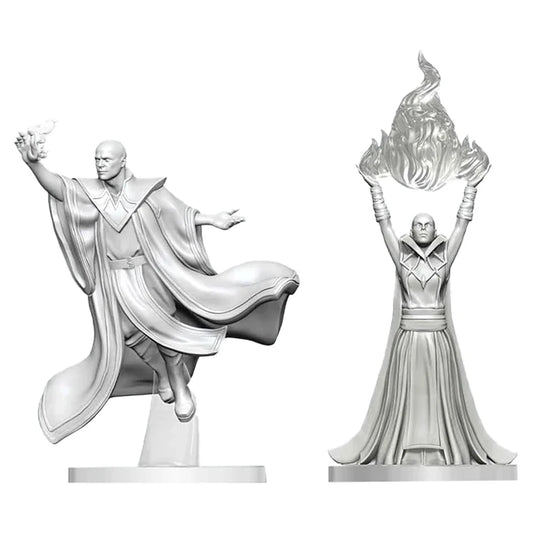 Nolzur's Marvelous Unpainted Miniatures - Red Wizard Mage & Archmage