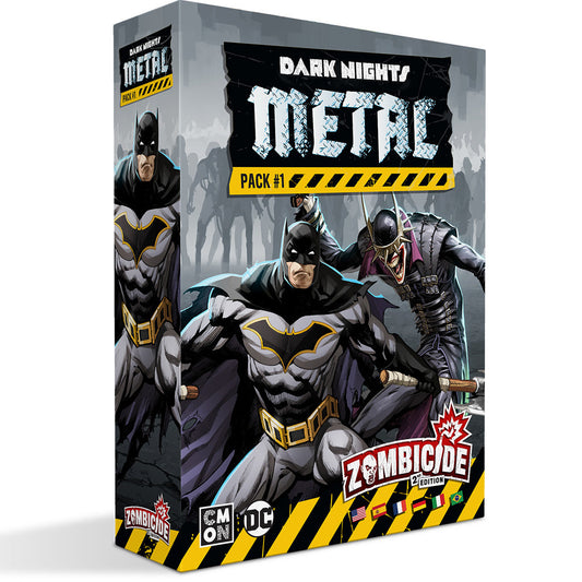 (BSG Certified USED) Zombicide: 2nd Edition - Dark Nights Metal - Pack 1