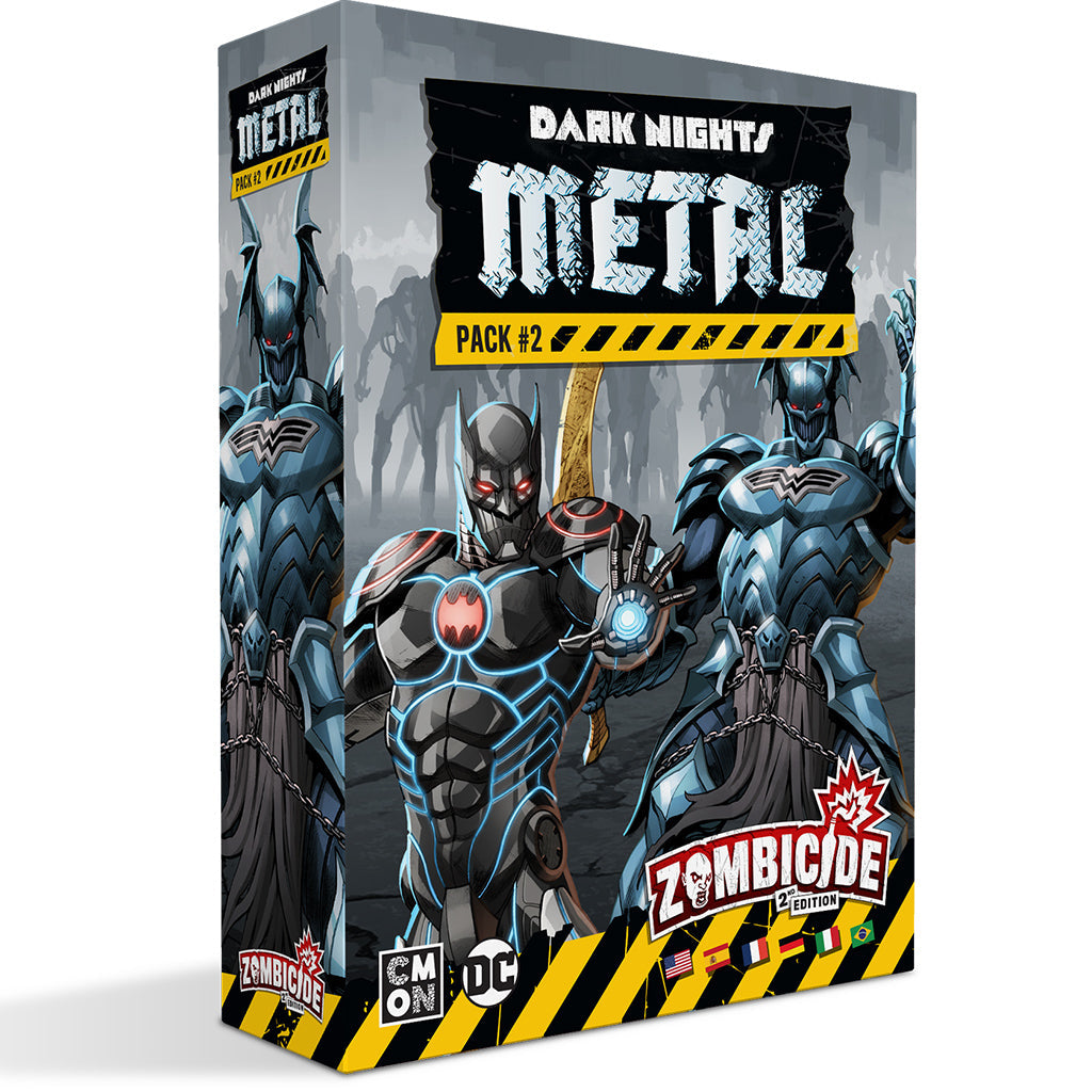 (BSG Certified USED) Zombicide: 2nd Edition - Dark Nights Metal - Pack 2