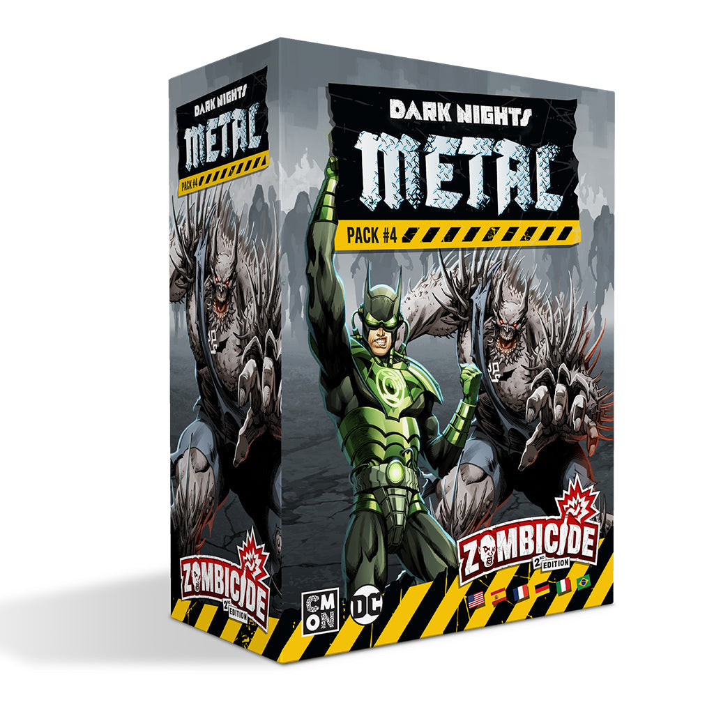 (BSG Certified USED) Zombicide: 2nd Edition - Dark Nights Metal - Pack 4