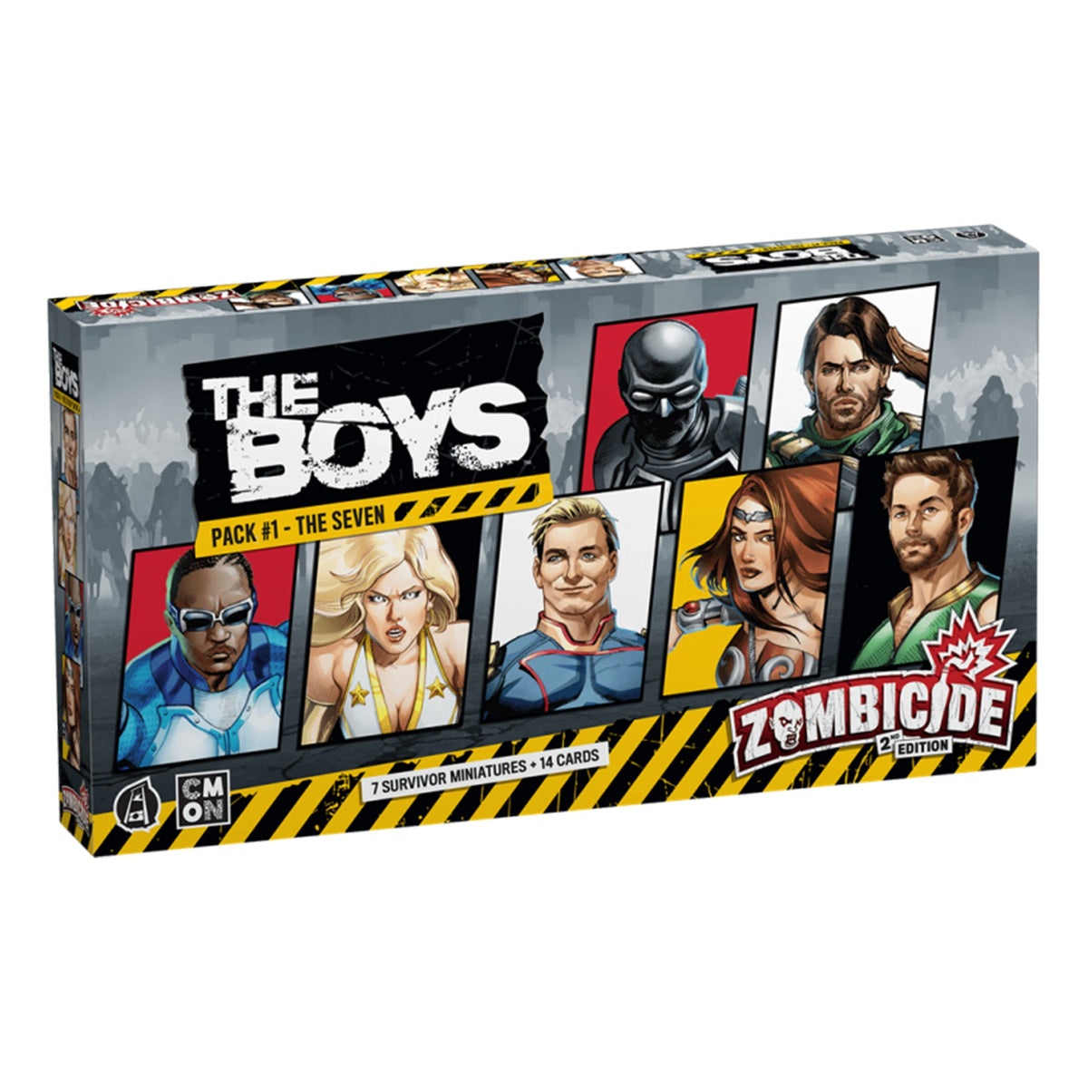 (BSG Certified USED) Zombicide: 2nd Edition - The Boys: Pack 1 - The Seven