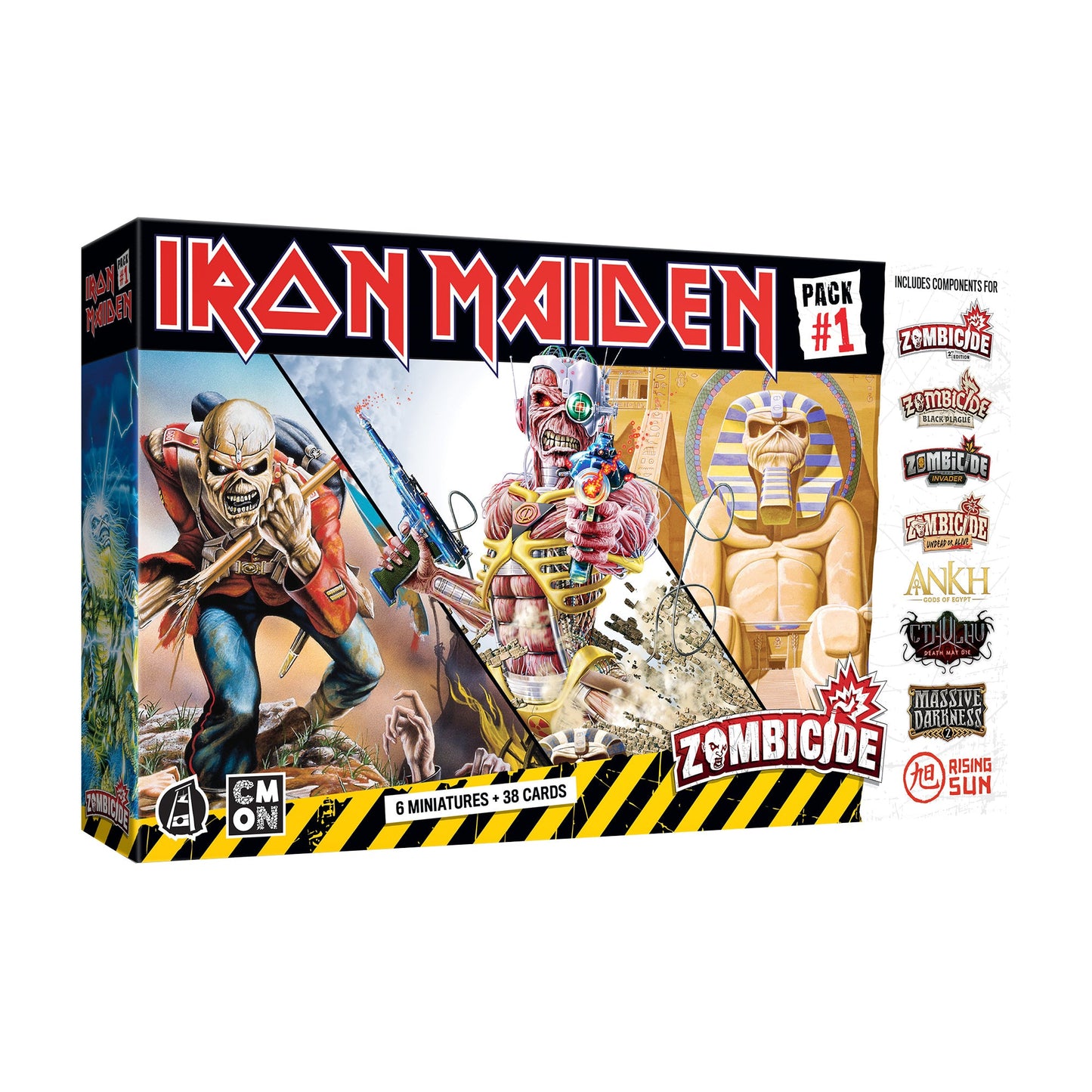 (BSG Certified USED) Zombicide: 2nd Edition - Iron Maiden: Pack 1