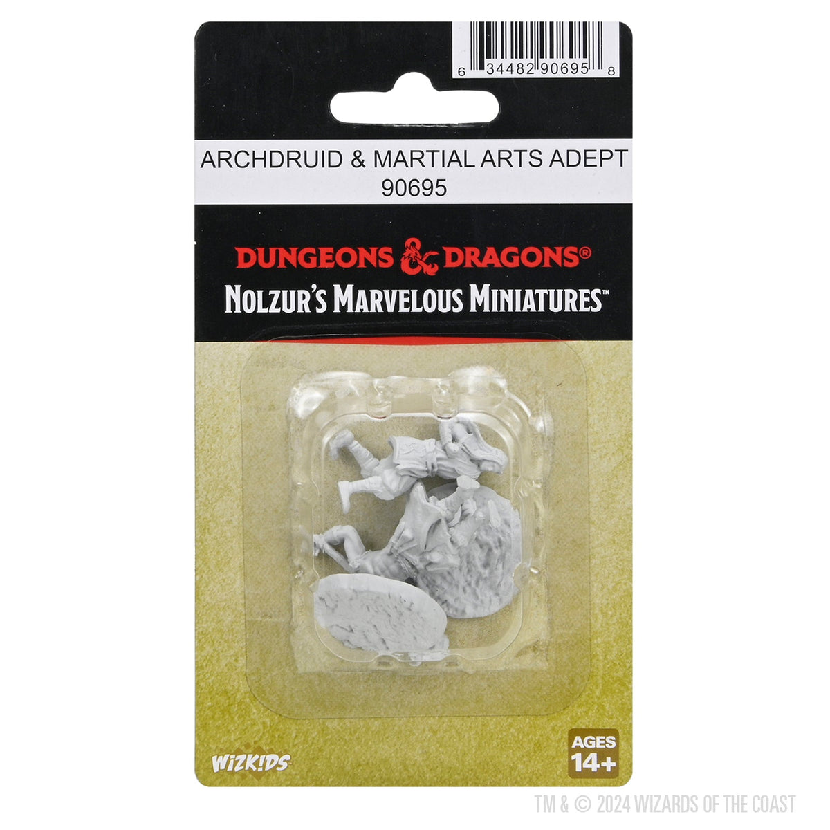 Nolzur's Marvelous Unpainted Miniatures - Archdruid & Martial Arts Adept (90695)