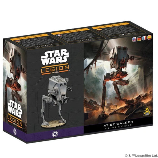 Star Wars: Legion Galactic Empire AT-ST Walker in newer Empire-only multilingual packaging