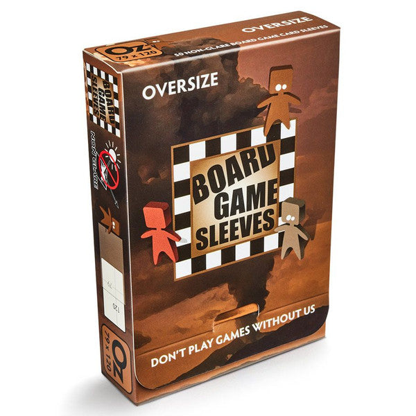No Glare Oversize Board Game Sleeves 82x124mm (50)