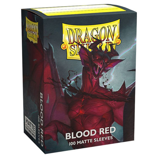 Dragon Shield - Matte: Blood Red (100 sleeves)