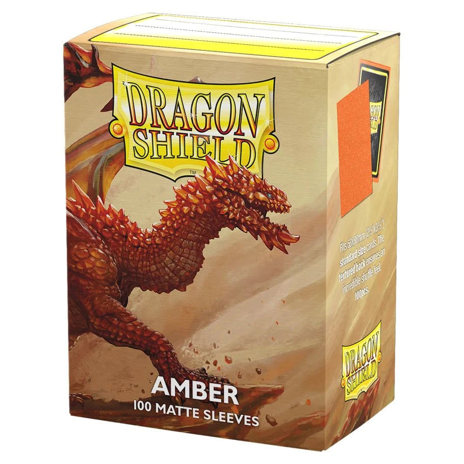 Dragon Shield - Matte: Amber (100 sleeves)