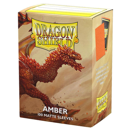 Dragon Shield - Matte: Amber (100 sleeves)