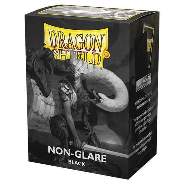 Dragon Shield - Non-Glare Matte: Black (100 sleeves)