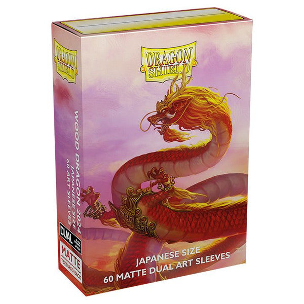 Dragon Shield - Japanese Matte Dual Art: Wood Dragon 2024 (60 sleeves)