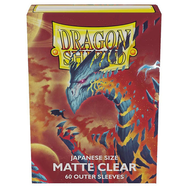 Dragon Shield - Japanese Matte Outer: Clear (60 sleeves)