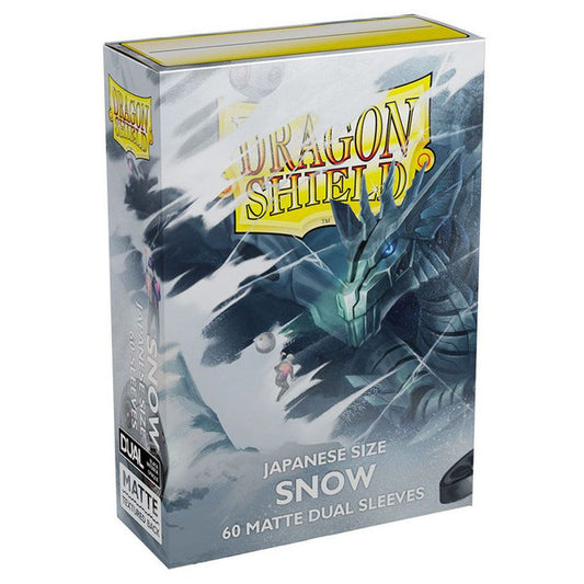 Dragon Shield - Japanese Matte Dual: Snow (60 sleeves)