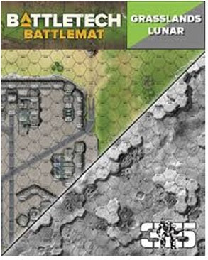 BattleTech - Battle Mat: Grasslands/ Lunar