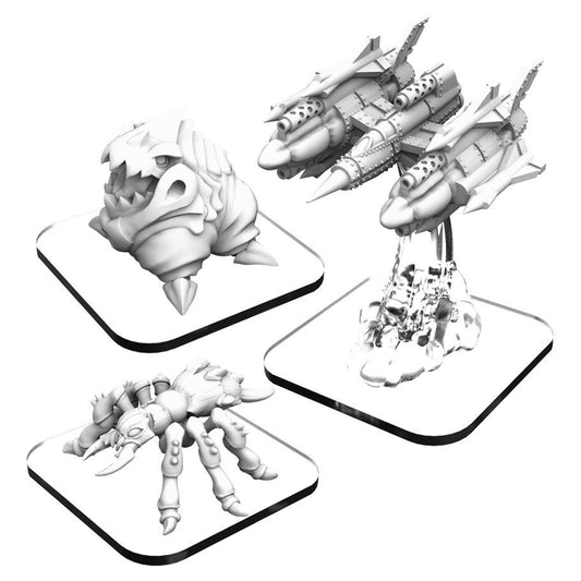 Monsterpocalypse - Belcher, Dire Ant & LTA Fighter