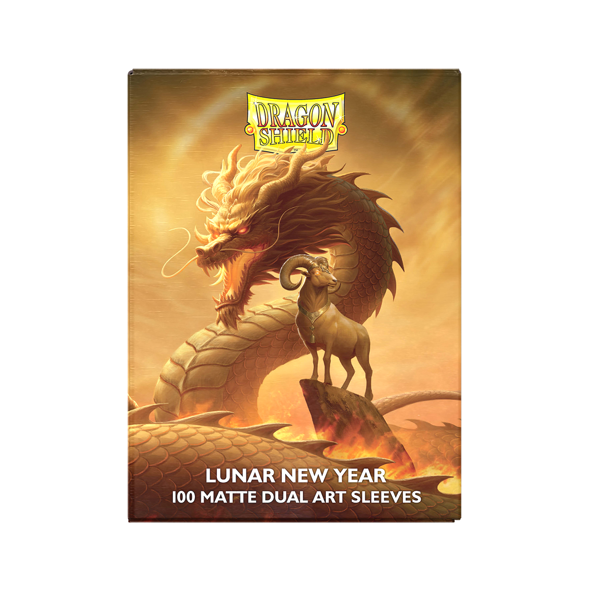 Dragon Shield: Matte Dual Art - Fire Goat 2027 (100 sleeves)