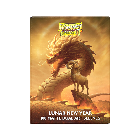 Dragon Shield: Matte Dual Art - Fire Goat 2027 (100 sleeves)