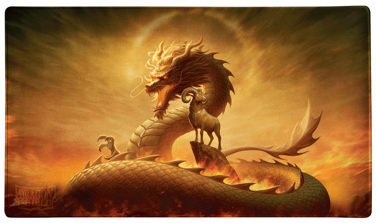 Dragon Shield - Fire Goat 2027 Playmat (w/ Tube)