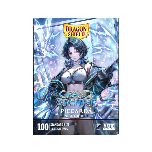 Dragon Shield - Grand Archive: Piccarda, Night Rider Sleeves (100 sleeves)