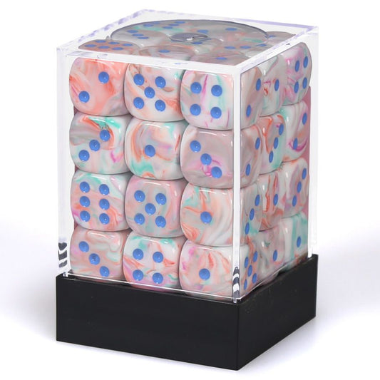 Festive: 12mm D6 - Pop Art/Blue (36)