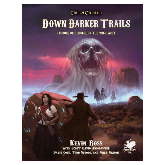 (BSG Certified USED) Call of Cthulhu - Down Darker Trails: Terrors of Cthulhu in the Wild West Hardcover