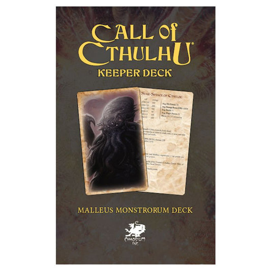 Call of Cthulhu - The Malleus Monstrorum Keeper Deck
