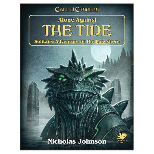 (BSG Certified USED) Call of Cthulhu - Alone Against the Tide: Solitaire Adventure by the Lakeshore