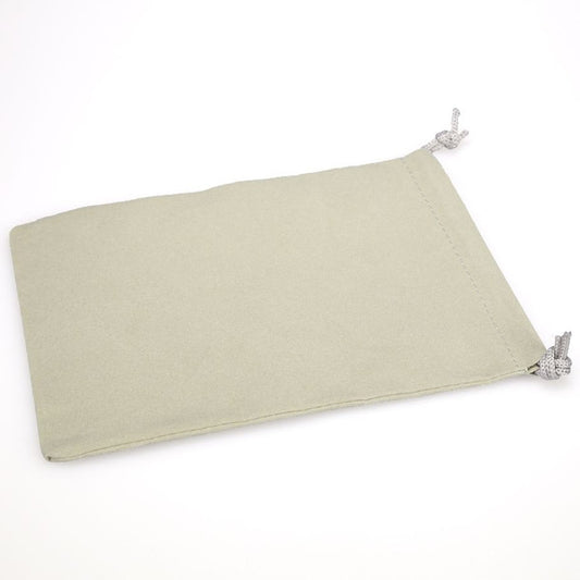 Gray Velour Dice Pouch (large)