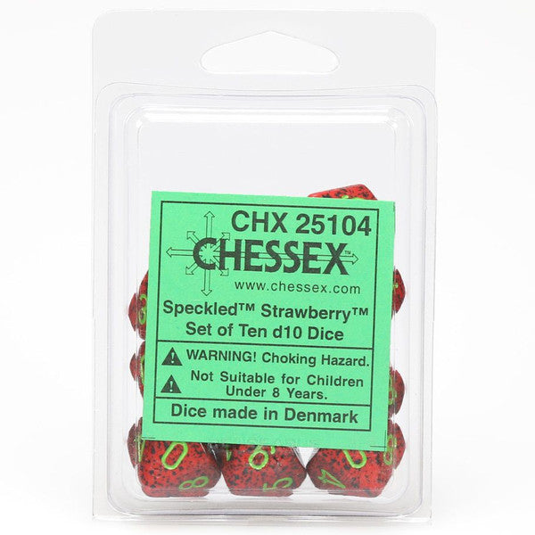 Speckled: D10 - Strawberry (10)