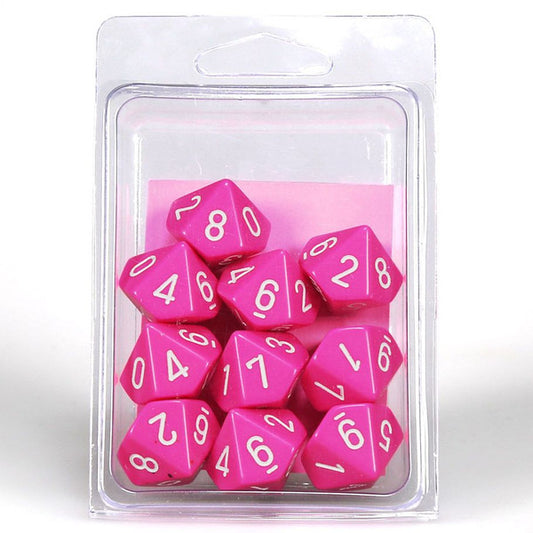 Opaque: D10 Pink/White (10)