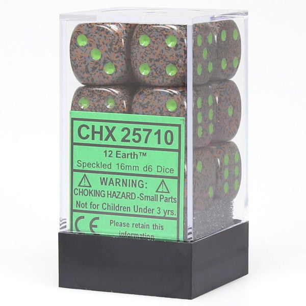 Speckled: 16mm D6 - Earth (12)