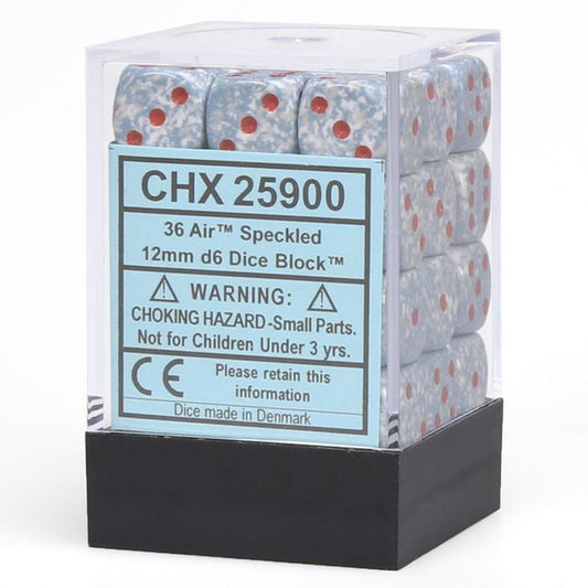 Speckled: 12mm D6 - Air Elemental (36)