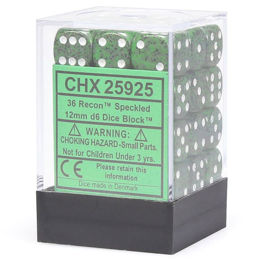 Speckled: 12mm D6 - Recon (36)