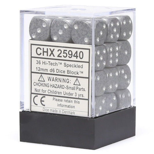 Speckled: 12mm D6 - Hi-tech (36)